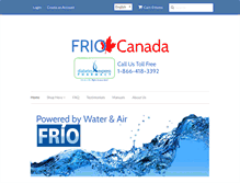 Tablet Screenshot of frio.ca